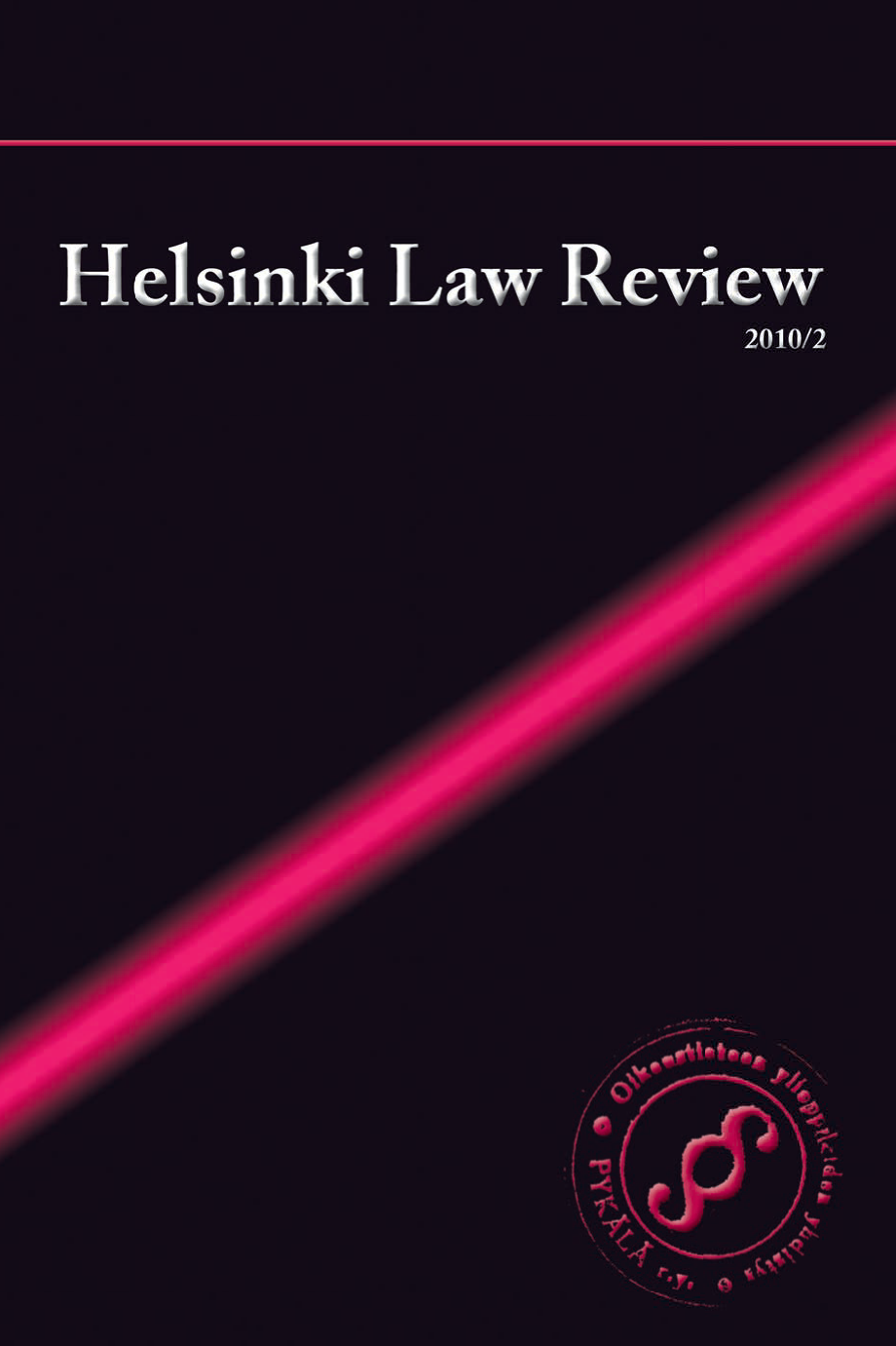 					View Vol. 4 No. 2 (2010): Helsinki Law Review 2/2010
				