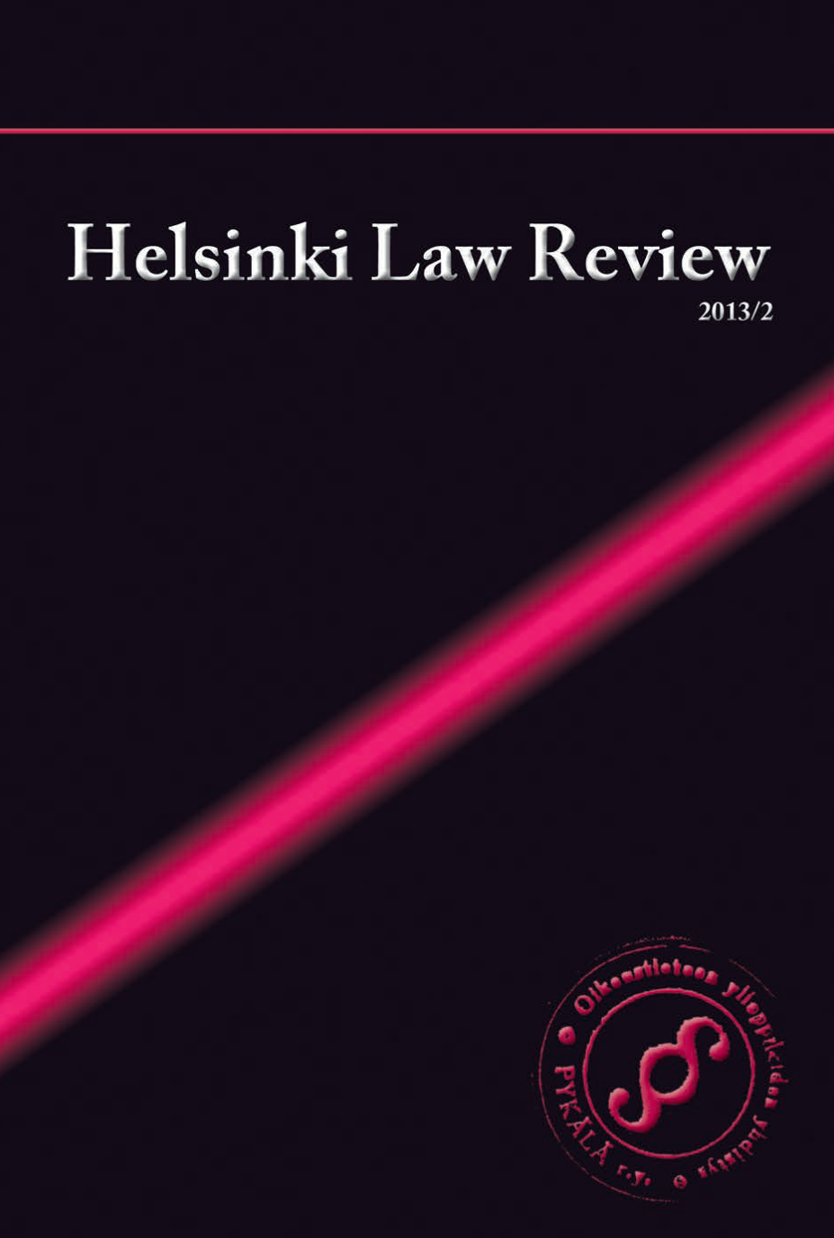 					Näytä Vol 7 Nro 2 (2013): Helsinki Law Review 2/2013
				