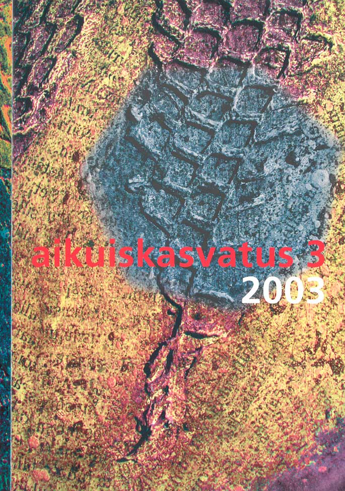 					View Vol. 23 No. 3 (2003): Aikuiskasvatus 3/2003
				