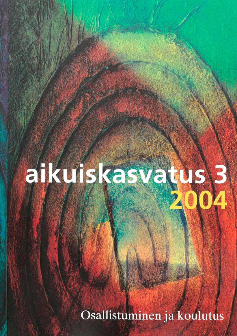 					Näytä Vol 24 Nro 3 (2004): Aikuiskasvatus 3/2004: Osallistuminen ja koulutus
				