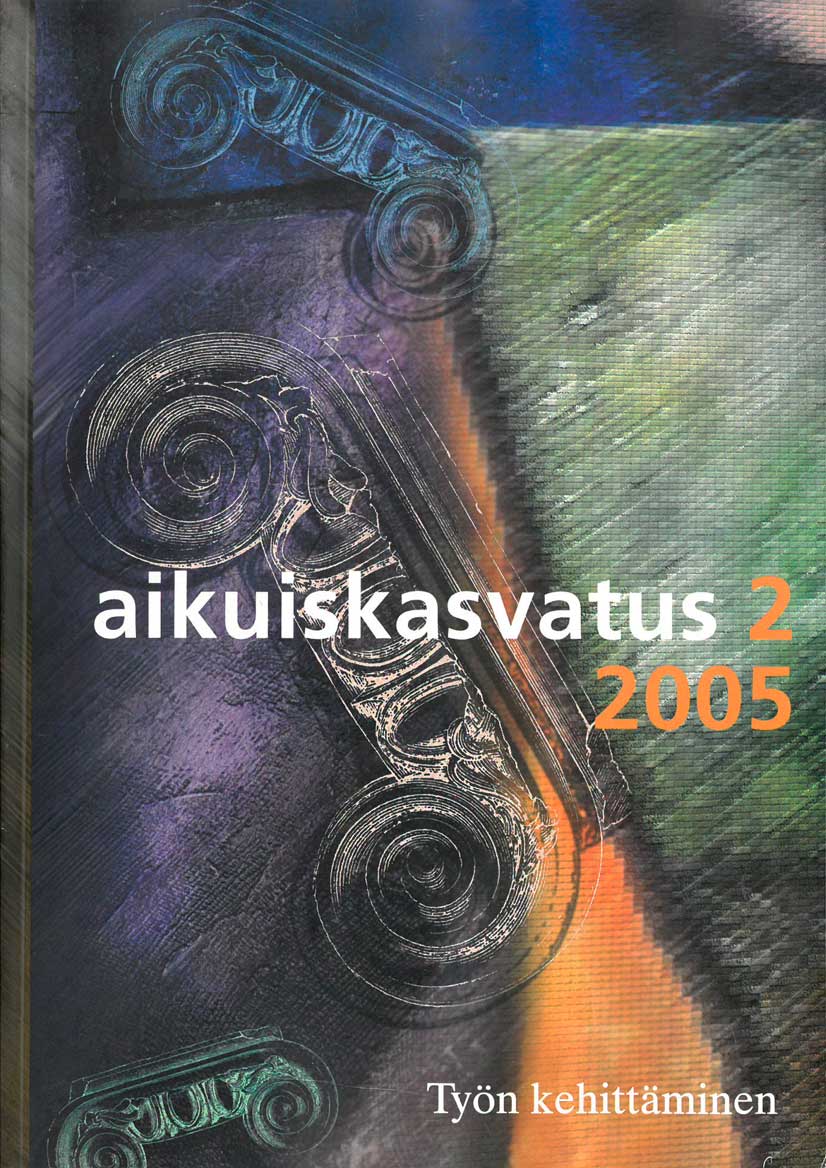 					Näytä Vol 25 Nro 2 (2005): Aikuiskasvatus 2/2005: Työn kehittäminen
				