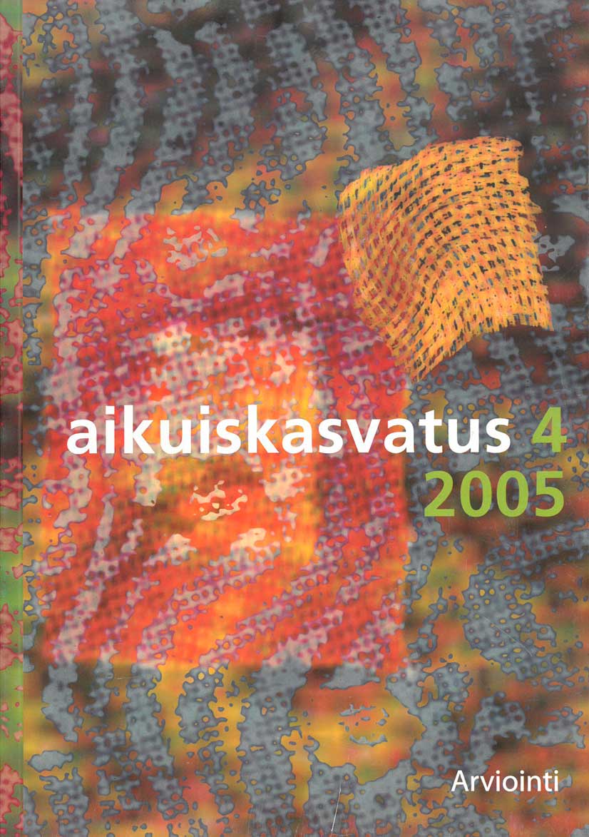 					Näytä Vol 25 Nro 4 (2005): Aikuiskasvatus 4/2005: Arviointi
				