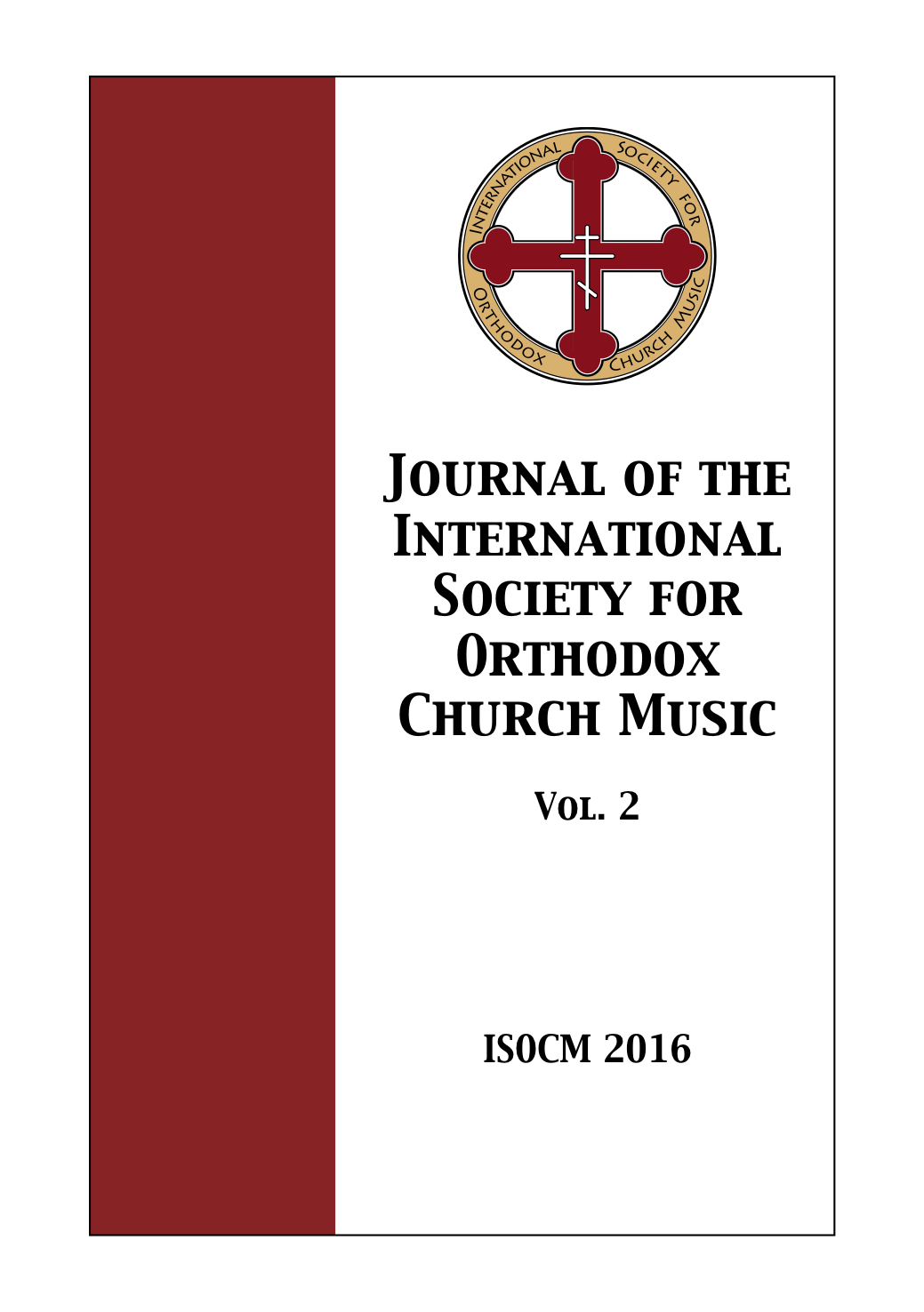 Journal of ISOCM, Vol. 2 cover