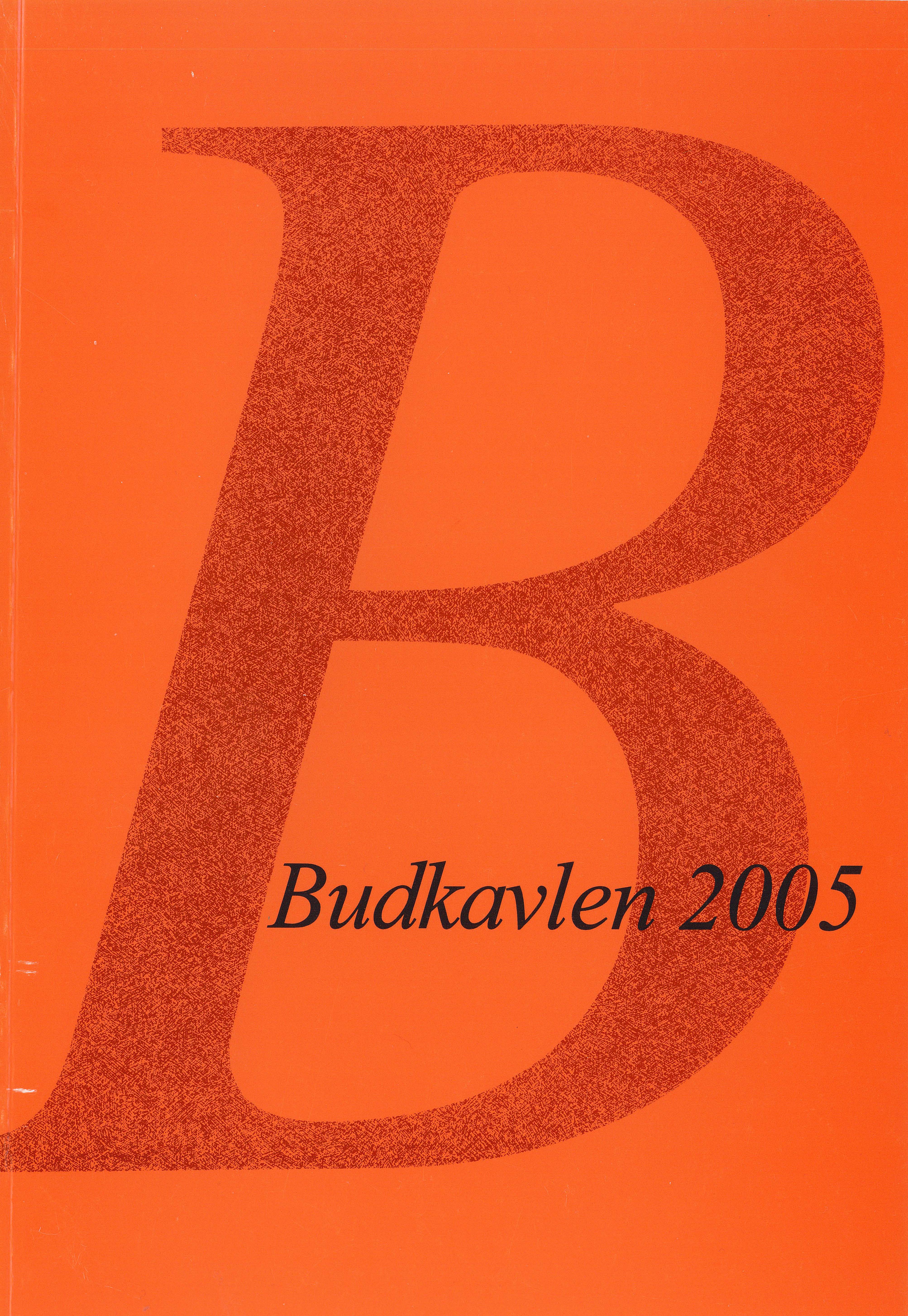 Pärmbild för Budkavlen 2005.