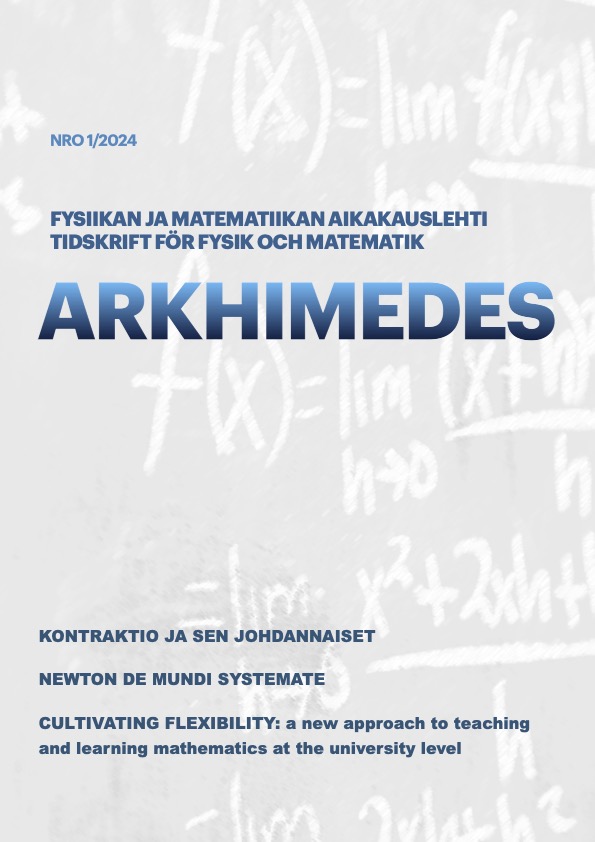 					Näytä Vol 76 Nro 1 (2024): Arkhimedes
				