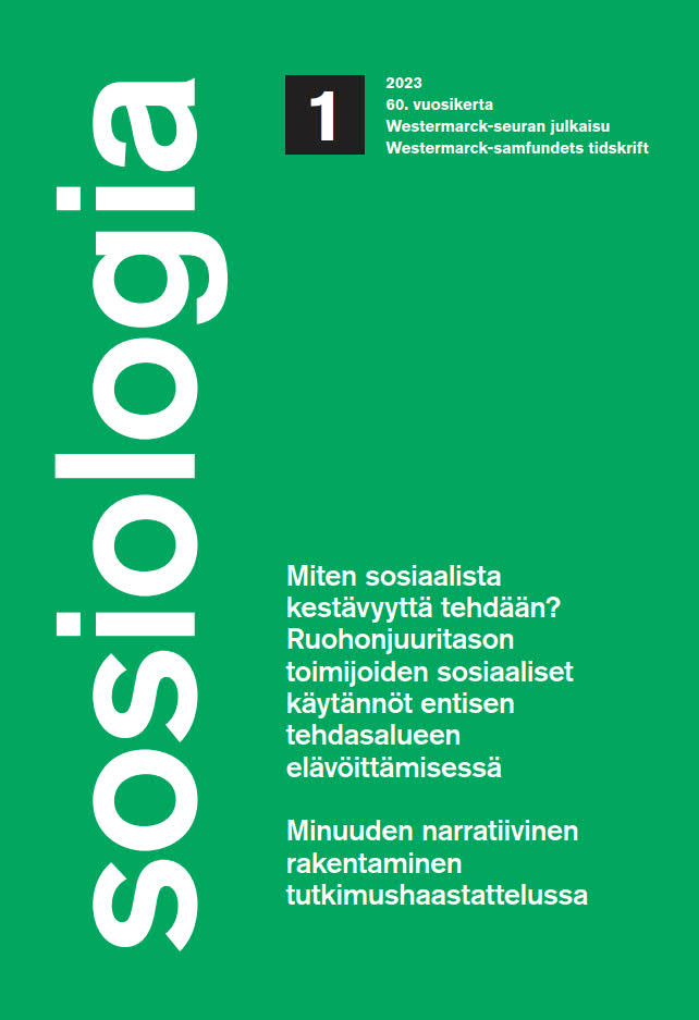 					Näytä Vol 60 Nro 1 (2023): Sosiologia 1/2023 (Vol. 60)
				