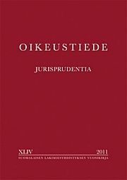 					View Vol. 44 No. XLIV (2011): Oikeustiede-Jurisprudentia-vuosikirja
				