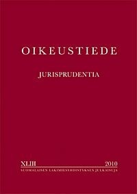 					Näytä Vol 43 Nro XLIII (2010): Oikeustiede-Jurisprudentia-vuosikirja
				