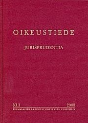 					Visa Vol 41 Nr XLI (2008): Oikeustiede-Jurisprudentia-vuosikirja
				