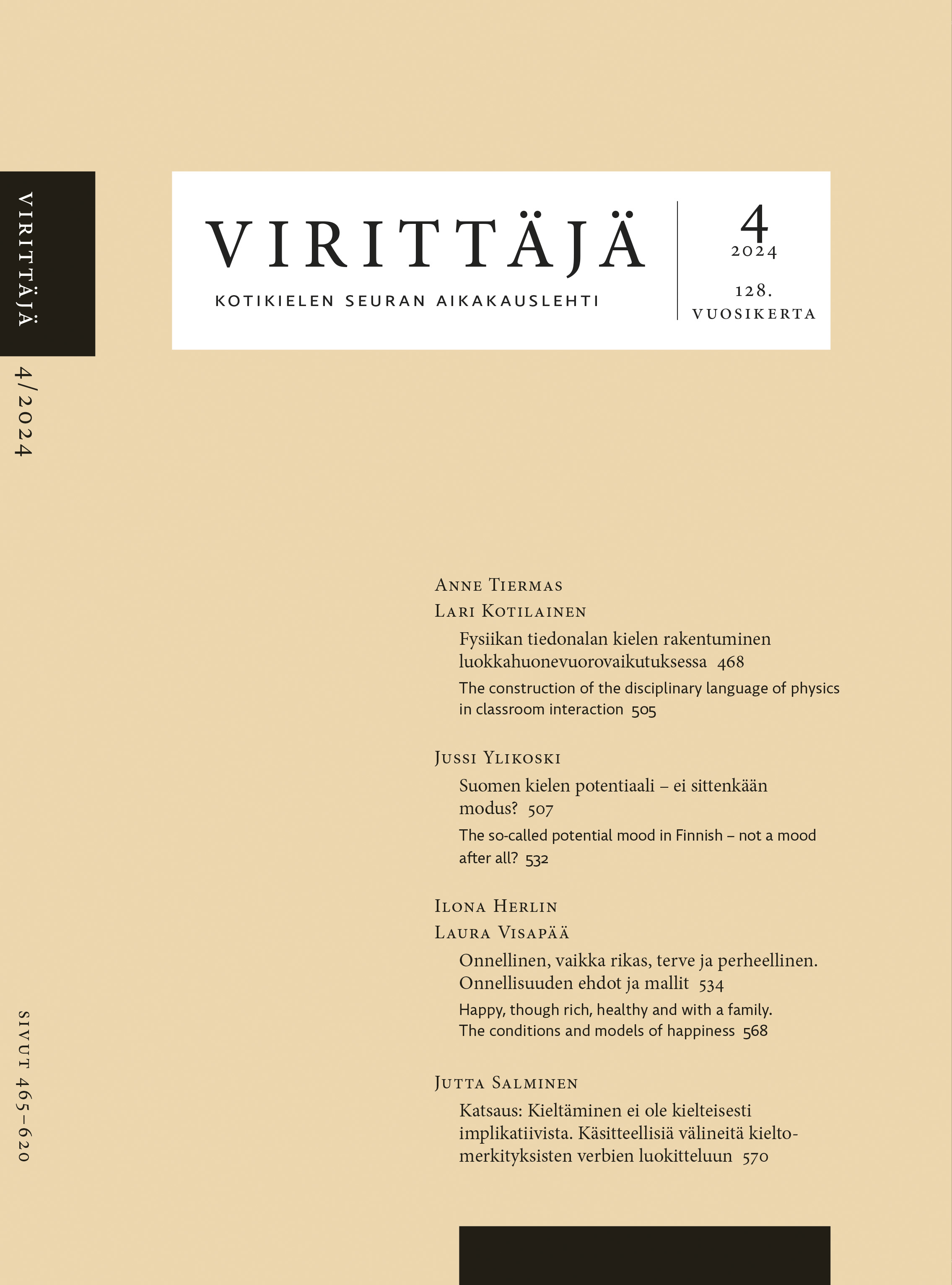 					Näytä Vol 128 Nro 4 (2024)
				