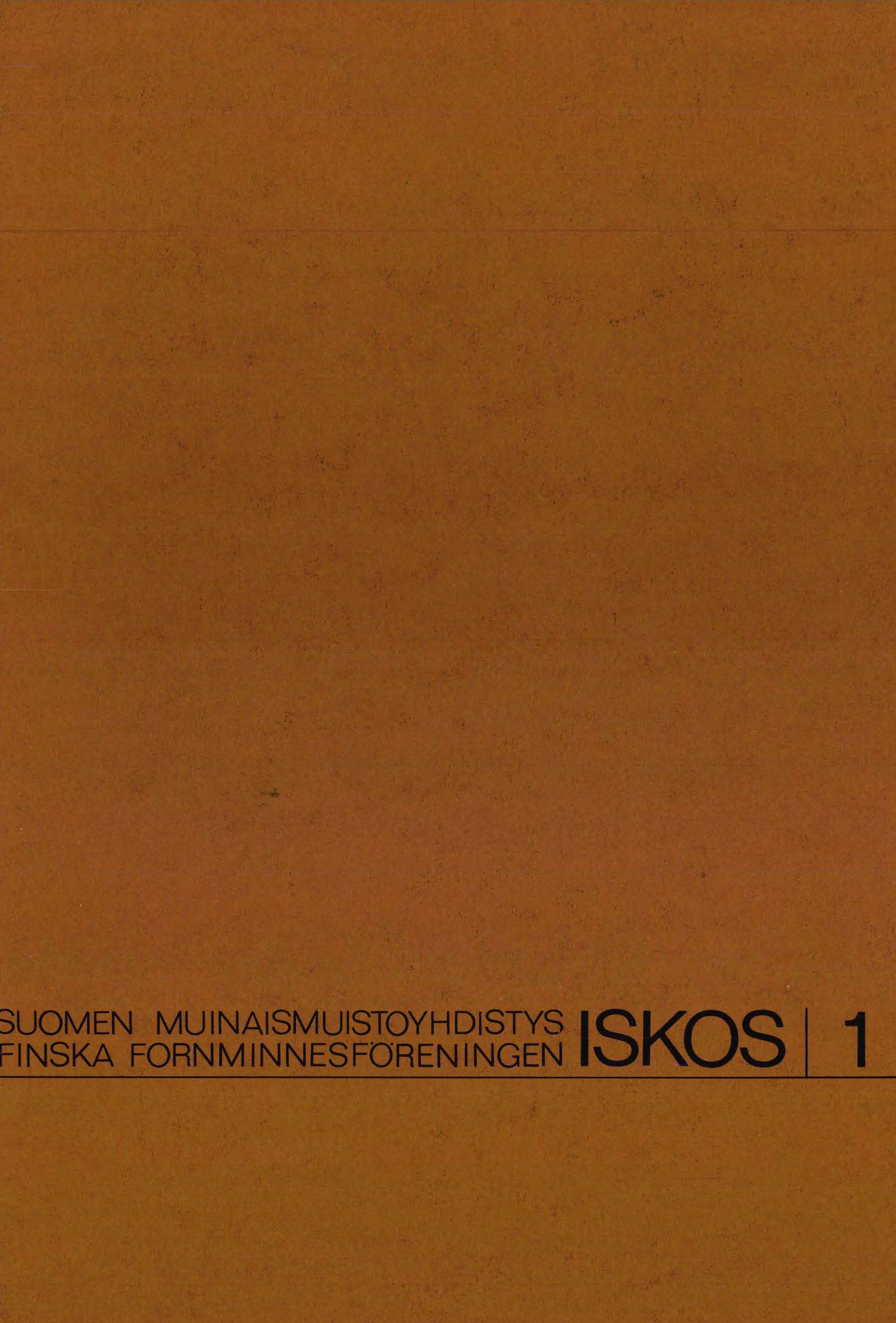 					View Vol. 1 (1976): Nordiska arkeologmötet i Helsingfors 1967: en berättelse över mötet och dess förhandlingar
				