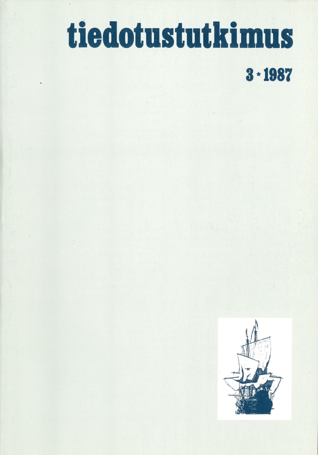 					Näytä Vol 10 Nro 3 (1987)
				