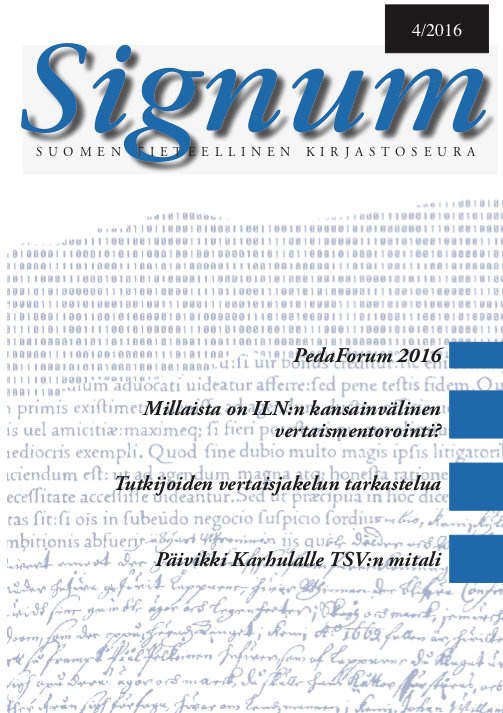 					Näytä Vol 49 Nro 4 (2016): Signum
				
