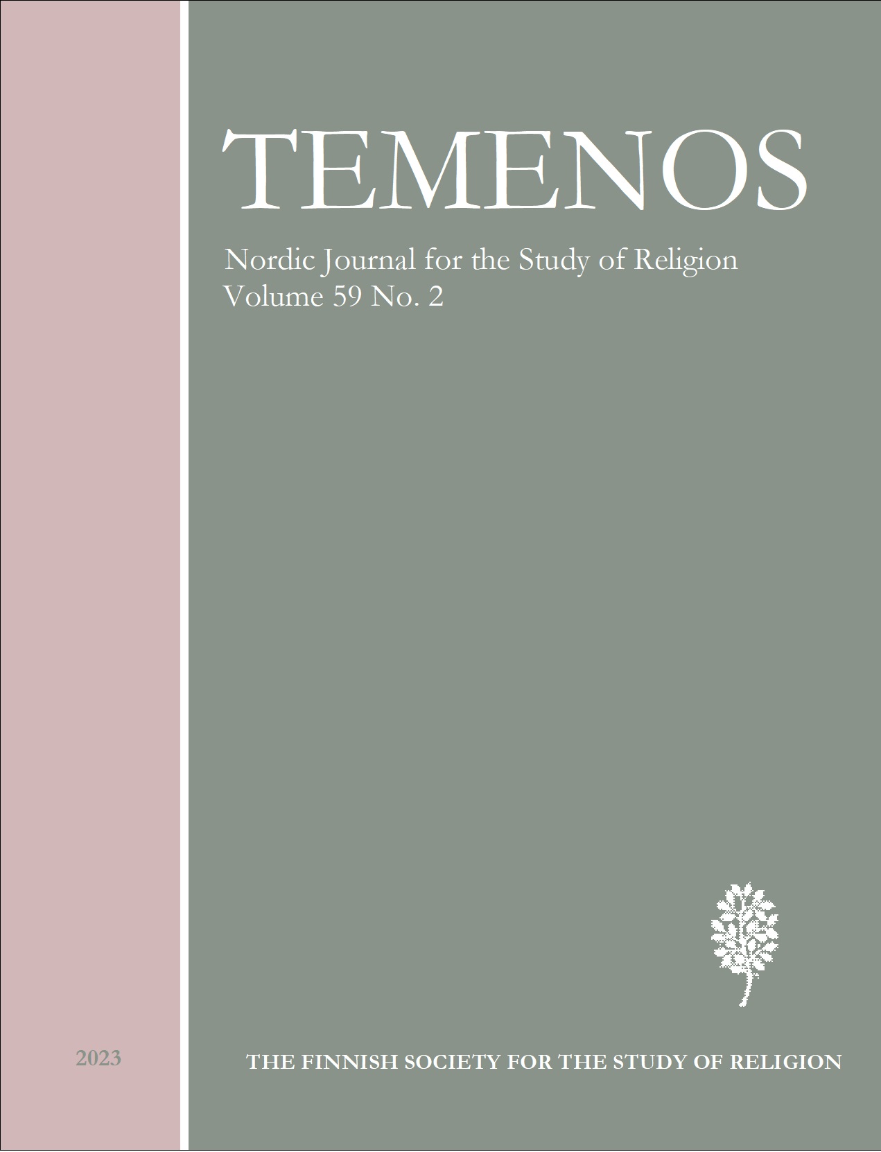 					View Vol. 59 No. 2 (2023): Temenos - Nordic Journal for the Study of Religion
				