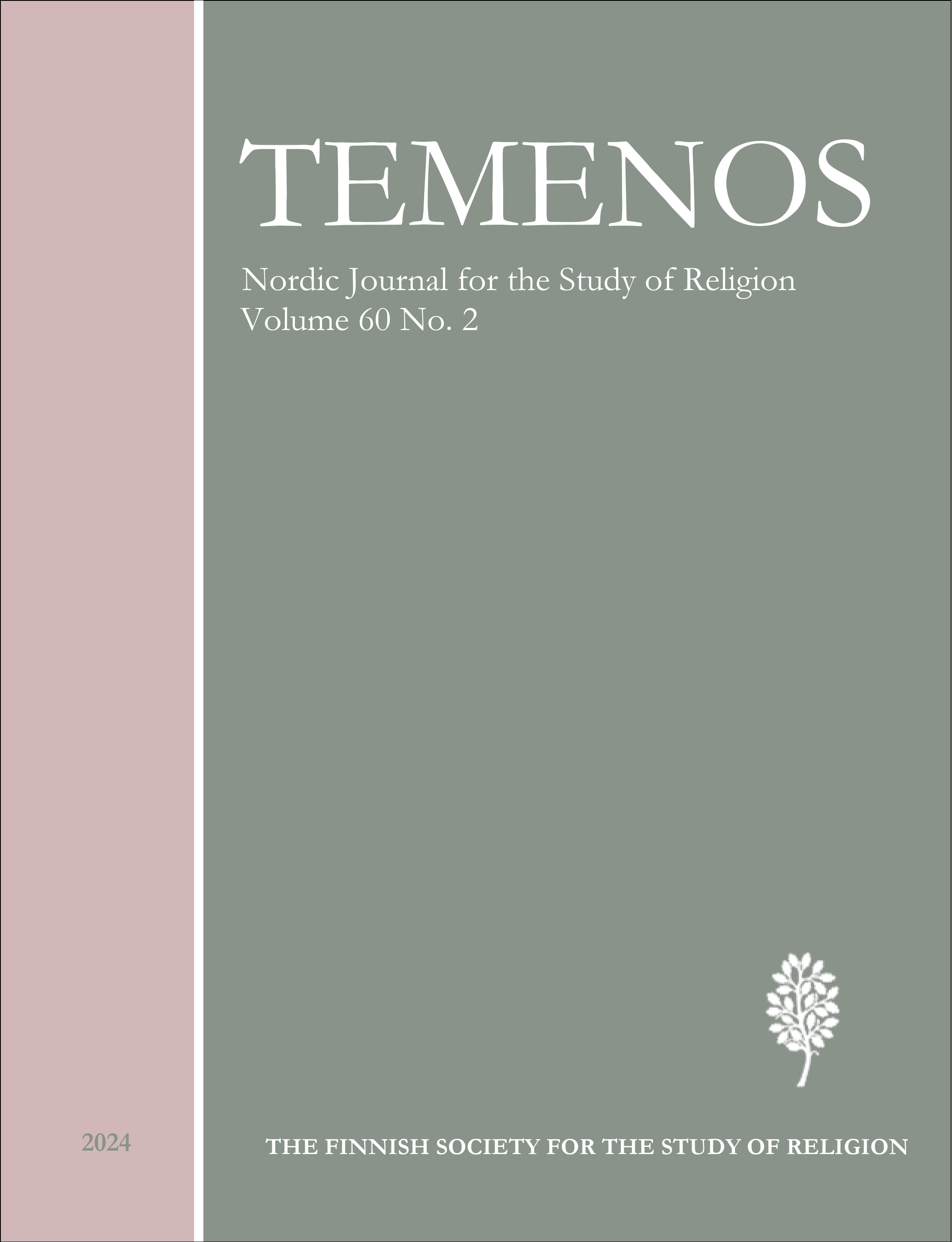 					View Vol. 60 No. 2 (2024): Temenos - Nordic Journal for the Study of Religion
				