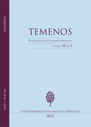 					View Vol. 58 No. 1 (2022): Temenos - Nordic Journal of Comparative Religion
				