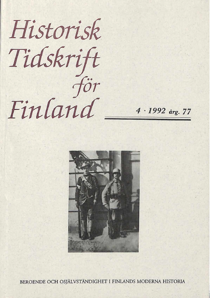 					Näytä Vol 77 Nro 4 (1992): 4/1992
				