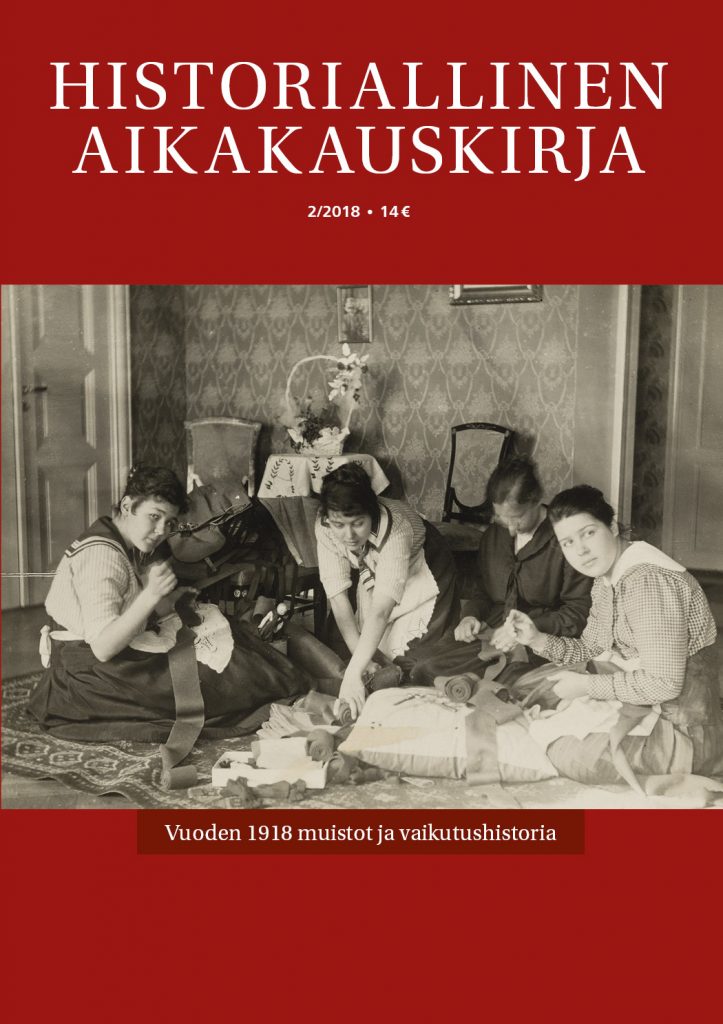 					Visa Vol 116 Nr 2 (2018): Historiallinen Aikakauskirja 2/2018 Vuoden 1918 muistot ja vaikutushistoria
				
